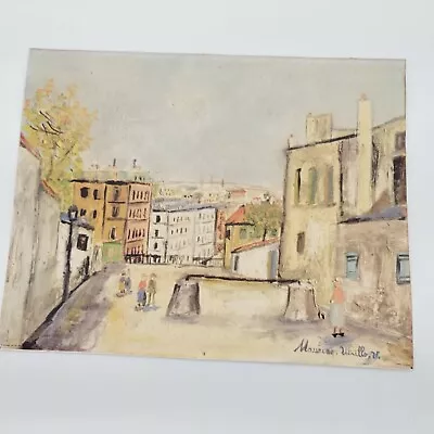 MAURICE UTRILLO V Lithograph/Print Lithograh 14  X 11  USA City View Sky View • $34.95