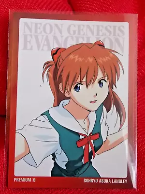 1998 Evangelion Asuka Langley Premium Trading Card Pi9 Bandai Uk 🚚 Anime • £7.99