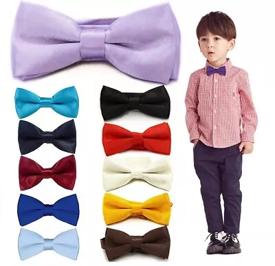 $8.98 • Buy Children Kids Boy Toddler Pet Baby Party Wedding Child Pre-Tied Neck Bow Tie