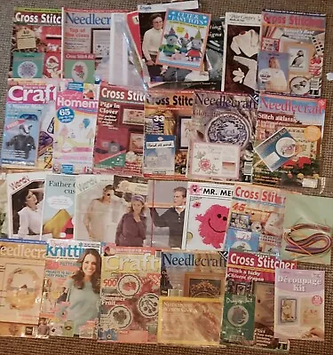 New Vintage Cross Stitch Needlecraft Magazine Bundle 1993 - 1996 Various Others • £7.99