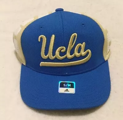 Adidas NCAA Men’s UCLA Bruins City Structured Flex With Meshback Hat Royal S/M • $13.95