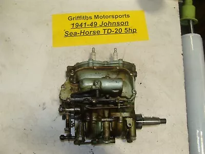 $188 • Buy 1941-49 JOHNSON SEA-HORSE TD-20 5HP Outboard Motor Powerhead Engine Cylinder