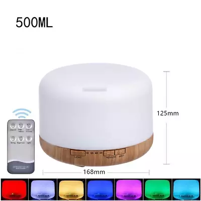 Aroma Aromatherapy Diffuser LED Oil Essential Ultrasonic Air Humidifier Purifier • $20.99
