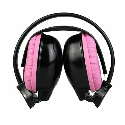 £15.99 • Buy XTRONS KIDS SIZE PINK Infrared Wireless IR Headphones Dual 2 Channel For Car DVD