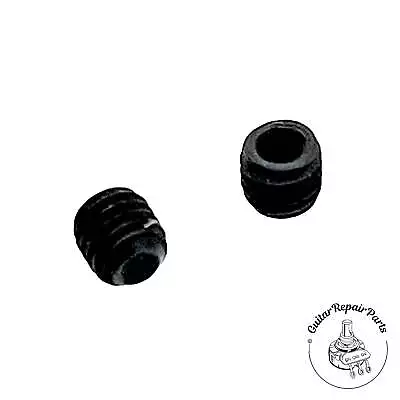 Tremolo Arm Tension Screws For Wilkinson / Gotoh M3 X 3mm (2 Pcs) - Black • $1.60