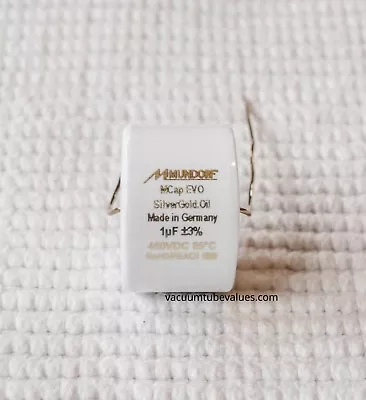 Mundorf MCap EVO Silver-Gold Oil Capacitor 1.0uf 1.0 1 Uf 450VDC • $32.95