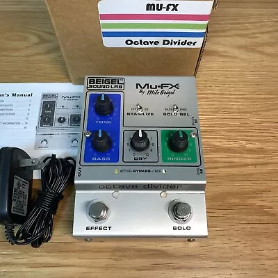 Mu-Fx Octave Divider / Bass MOD. By Mu-Fx Musitronics Mu-Tron • $480