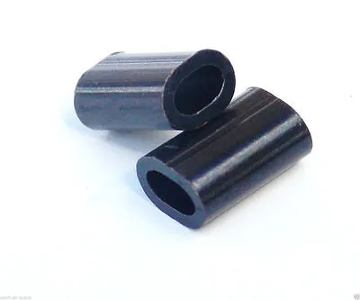 $3.95 • Buy Hi Seas Copper Oval Black Sleeves 1.7mm X 11mm 100 Count