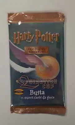 Harry Potter TCG Booster Pack Quidditch Cup Italian New Factory Sealed Wizards • £35.98