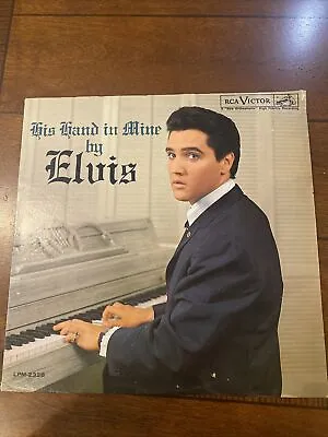 Mint! ELVIS PRESLEY - HIS HAND IN MINE VINYL RECORD LPM-2328 1960 RCA • $20
