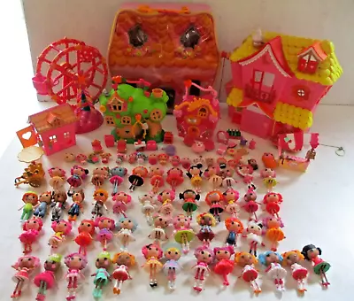 Mini Lalaloopsy  Playsets Furniture & Figures Accessories Toy Lot • $199.99