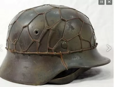 German M40 Helmet Normandy  • $450