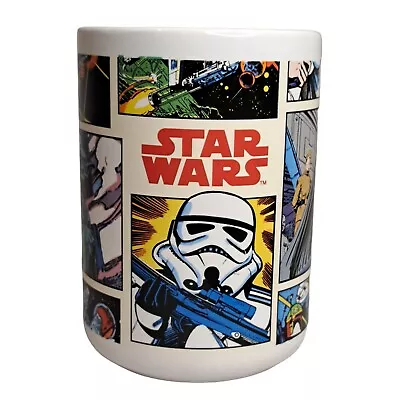 Star Wars Comic Strip Coffee Mug Galerie Vader Yoda R2D2 Stormtrooper Coffee Mug • $12.97