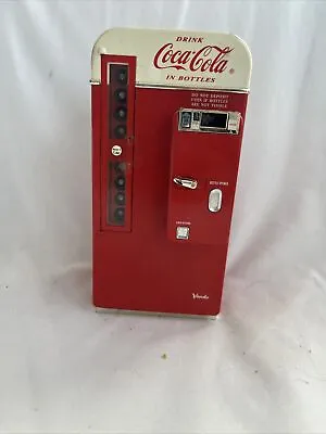 Vendo 1994 Coca Cola Mini Metal Vending Machine Bank* Includes Pepsi Bank #13 • $89