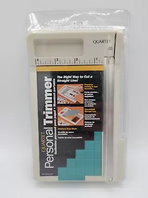 Quartet Personal Trimmer Mini Paper Cutter Model 1060T Teal - BRAND NEW IN PACK • $26.99