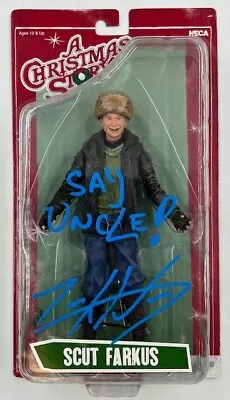 Zack Ward Signed SCUT FARKUS A CHRISTMAS STORY Signed Figure SAY UNCLE PSA/DNA • $4.25