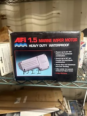 Marinco AFI 1.5 Waterproof Marine Wiper Motor W/ 1.5  Shaft 80° - Open Box • $175