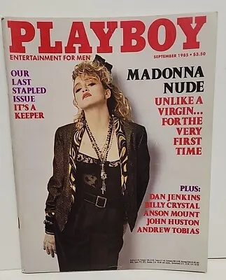 Usa Playboy Magazine September 1985 Featuring Madonna  Unlike A Virgin  • $55