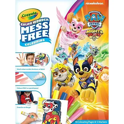 Crayola Colour Wonder Mess Free Colouring: Paw Patrol Mighty Pups • £4.89
