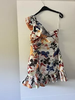 C/Meo Collective One Shoulder Mini Dress- Size L • $45