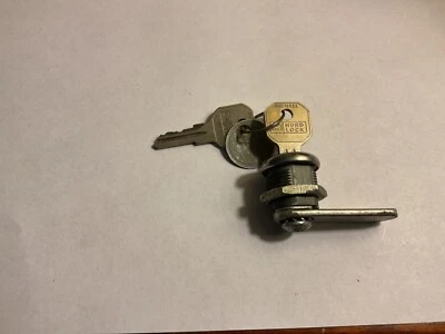 $15.18 • Buy Vintage Cabinet Lock With 2 Keys