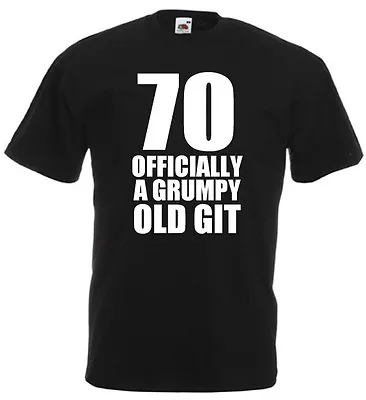 70 Officially T-Shirt 70th Birthday Gifts Presents Ideas For Men Dad Grandad • £9.99