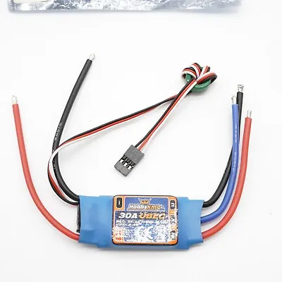 HobbyKing 30A UBEC 5V/3A 2-4S Brushless ESC For RC Model Aircraft Planes • $10.99