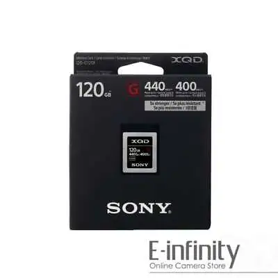 $337.70 • Buy NEW Sony 120GB XQD G Series Memory Card (QD-G120F)
