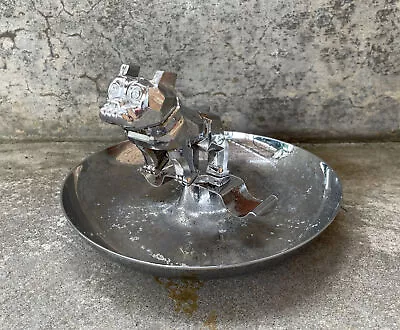 Vintage MACK Bulldog 87931 Chrome Dealer Ash Tray Central Die Casting & Mfg Co • $64.75