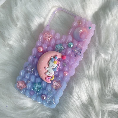 $49 • Buy Unicorn Dreamy Diy Cute Decoden Diy Phone Case Handmade Cover