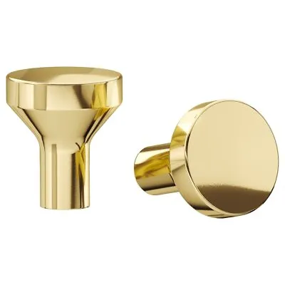 Ikea BAGGANAS Cabinet Door Knobs Brass Colour 21mm Pack Of 2 • £12.99