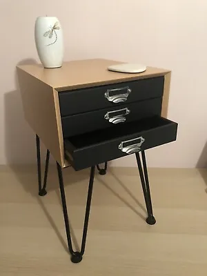£45 • Buy Funky/ Retro Bedside, Coffee Or Side Table With Drawers. Quirky And Unique.