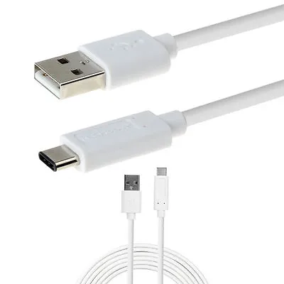 Extra Long USB Type C To USB Sync Charger Cable Lead For LG G7 G6 G5 -2M/White • £3.95