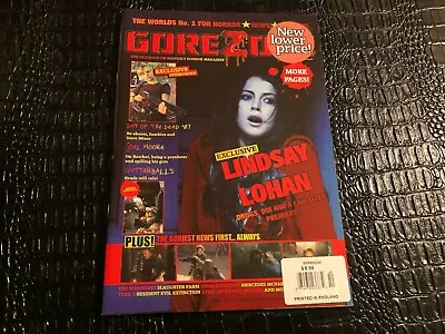 $14.99 • Buy #24 GOREZONE Vintage Horror Magazine (UNREAD) LINDSAY LOHAN