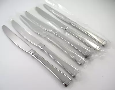 6 Dinner Knives HARMONY Mikasa 18/10 Glossy Stainless Steel Flatware • $25