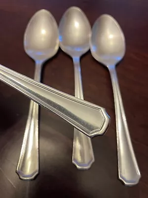 4 Oneida Silversmiths Clairhill  FAIRHILL  Silverplate Teaspoon Spoons 5-7/8” • $14