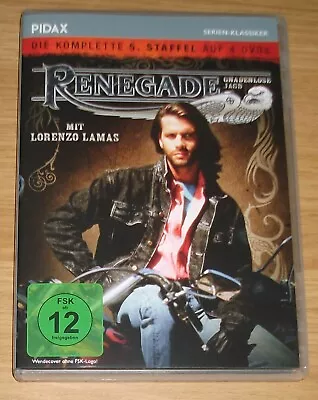 Renegade - Series / Season 5 - Lorenzo Lamas - Region 2 - 4 Disc Dvd Set • £17.99