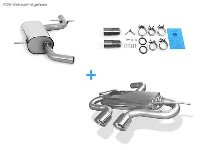 Stainless Steel System From Cat R32-Design VW Golf 5 2x100mm With Absorber • $1198.58