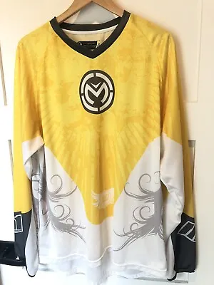 MOOSE RACING Riding Gear Mens XL Qualifying Jersey Motocross MX Race Wear Yellow • $26.99