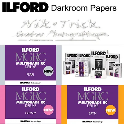 Ilford Multigrade V RC Deluxe 5th Gen Paper ~ Pearl Satin Glossy ~ 16 X12  • £33.99