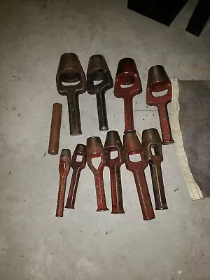 Vintage Mixed Lot Of 10 Leather Working Tool Hole Punches Kraeuter • $15.50