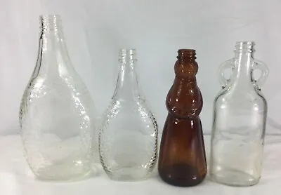 Lot Of 4 Vintage Syrup Glass Bottles Penick & Ford Mrs. Buttersworth Log Cabin  • $34.99