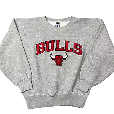 Vintage 90s Chicago Bulls Champion Crewneck Sweatshirt Mens M FREE SHIPPING • $39.99