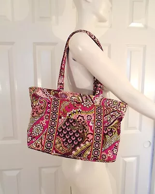 Retired Vera Bradley Very Berry Fall 2011 Mandy Tote Shoulder Bag • $39.95