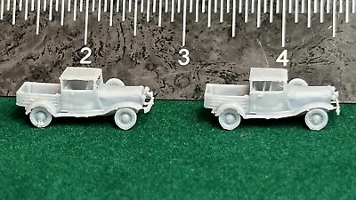 N Scale (2) 1930 Chevy Pickup Trucks Car 3D Printed 1:160 Gray Resin Unpainted • $23.39