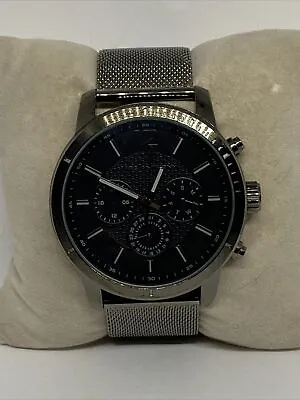 Marc Anthony FMDMA171 Men's Stainless Steel Mesh Analog Dial Quartz Watch EY352 • $39.99