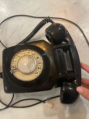 Black Wall Hung Vintage Phone • £0.99