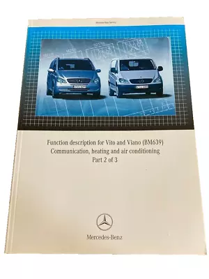 2004 Mercedes-Benz Service Reference Manual Vito Viano W639 Communication AC 2/3 • $30