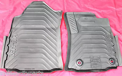 Toyota Hilux Rubber Floor Mats Front Pair Manual Only From July 15  New Genuine • $50