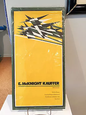 E McKnight Kauffer 1981 Large Calendar 12 Posters From Design Collection Of MOMA • $295